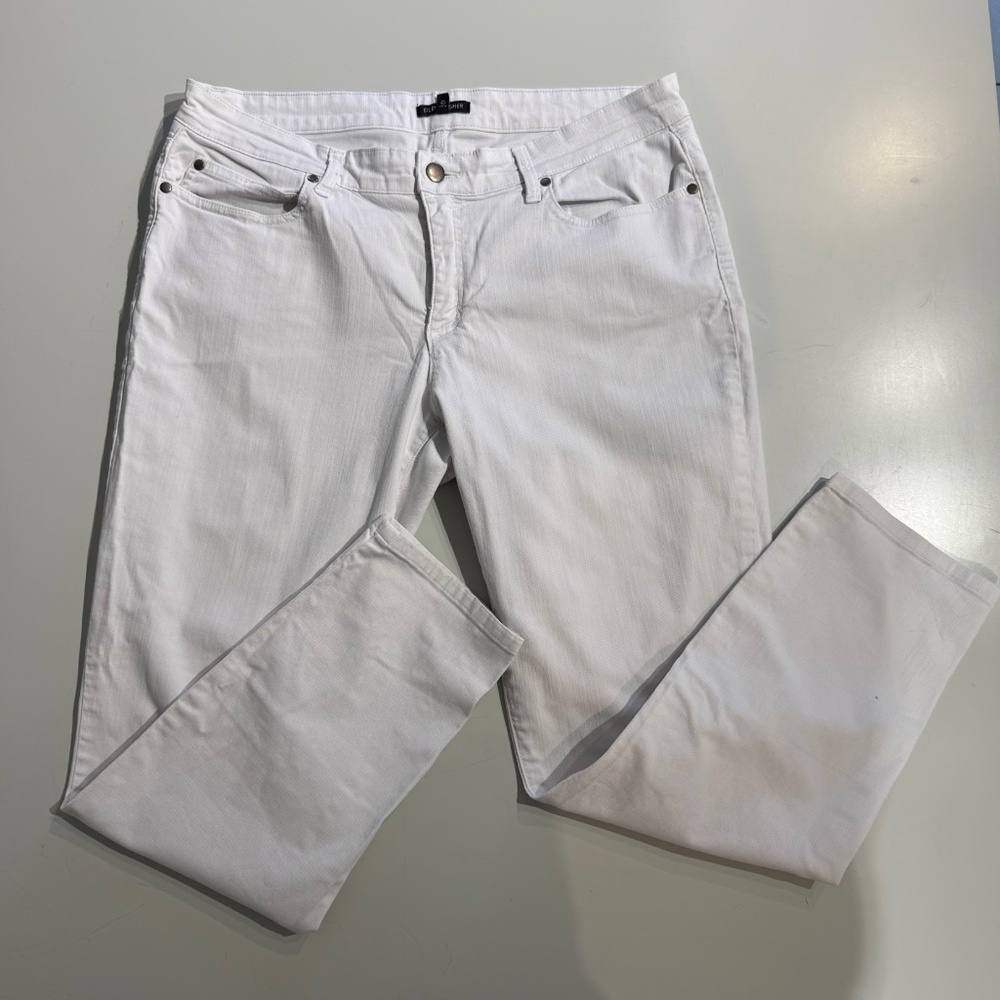 Eileen Fisher White Jeans